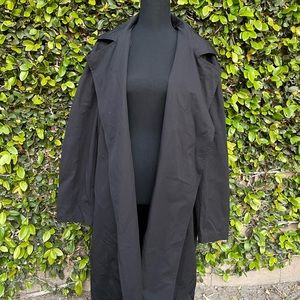 Black trench coat